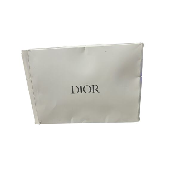 Dior Trousse Pouch Floral Zipper NWT Ivory Cosmetic Make Up Bag - Picture 7 of 8